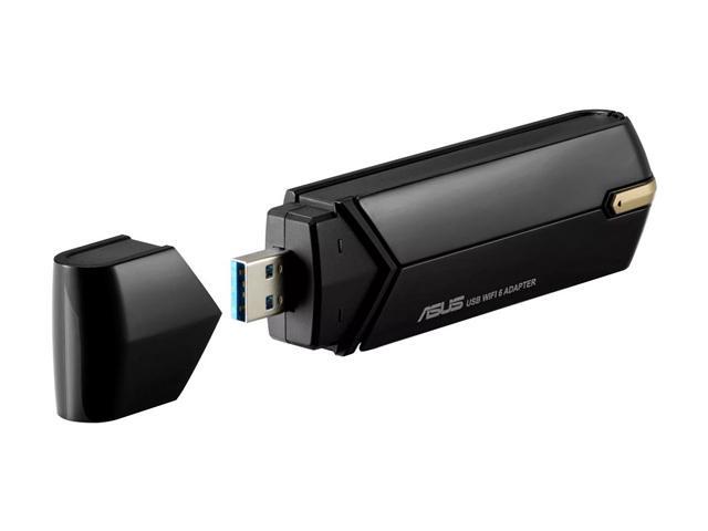 ASUS WiFi 6 AX1800 USB WiFi Adapter (USB-AX56) - Dual Band WiFI 6 client, 2x2 Support, Gaming & Streaming, Plug-and-Play, WPA3 Network Security,...