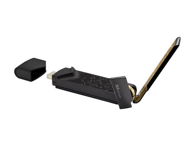 ASUS WiFi 6 AX1800 USB WiFi Adapter (USB-AX56) - Dual Band WiFI 6 client, 2x2 Support, Gaming & Streaming, Plug-and-Play, WPA3 Network Security,...