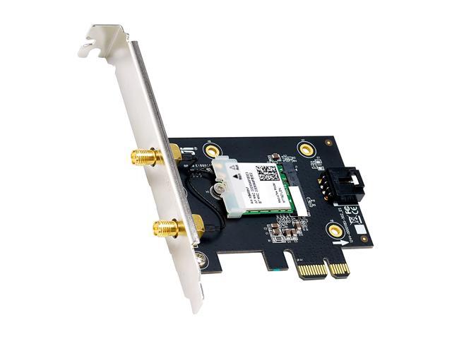 ASUS AX1800 PCIe WiFi Adapter (PCE-AX1800) - WiFi 6, Bluetooth 5.2, Ultra-Low Latency Wireless, 2 External Antenna, Supporting Total Data Rate up...