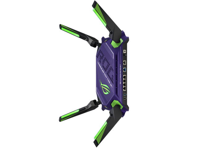 ASUS ROG Rapture GT-AX6000 EVA Edition Dual-Band WiFi 6 Gaming Router, Dual 2.5G WAN/LAN ports, WAN aggregation, Triple-Level Game Acceleration,...