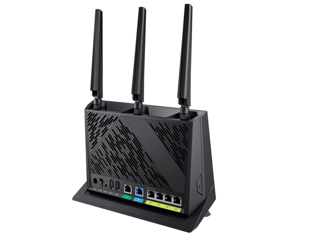 ASUS RT-AX86U Pro (AX5700) Dual Band WiFi 6 Extendable Gaming Router, 2.5G Port, Gaming Port, Mobile Game Mode, Port Forwarding, Subscription-Free...