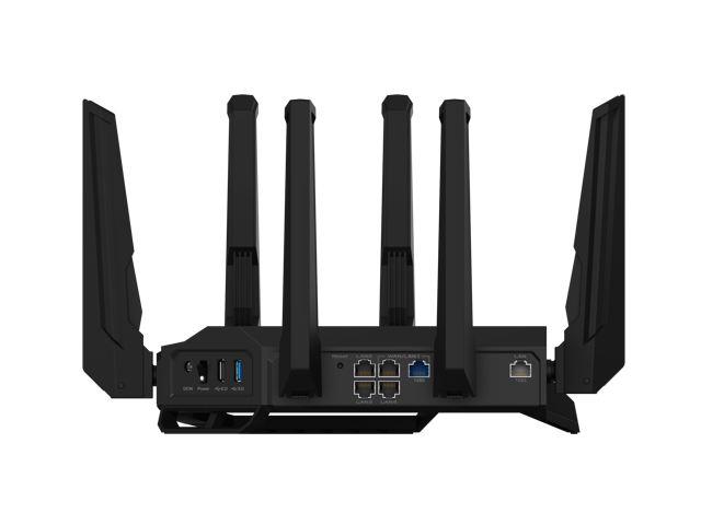 ASUS - RT-BE96U BE19000 Tri-Band Wi-Fi 7 Router - Black - image 4