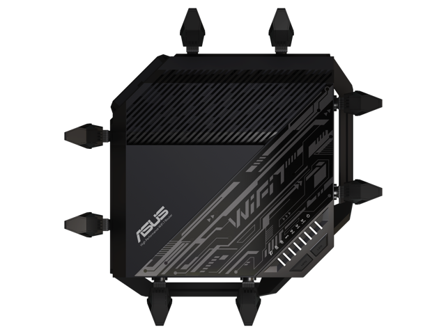 ASUS - RT-BE96U BE19000 Tri-Band Wi-Fi 7 Router - Black - image 5