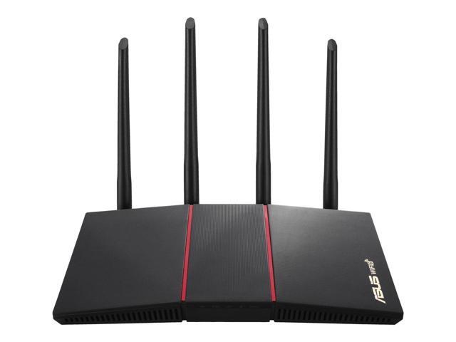 Recertified - Open Box - Manufacturer REFURBISHED - ASUS RT-AX55 AX1800 Dual Band WiFi 6 Gigabit Router