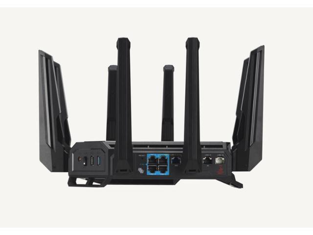 ASUS - ROG Rapture GT-BE98 Pro BE30000 Quad-Band Wi-Fi 7 Gaming Router - Black - image 12