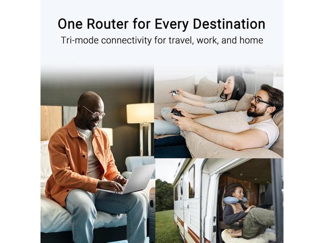 ASUS - RT-AX57 Go AX3000 Dual-Band Wi-Fi 6 Travel Router - White - image 4