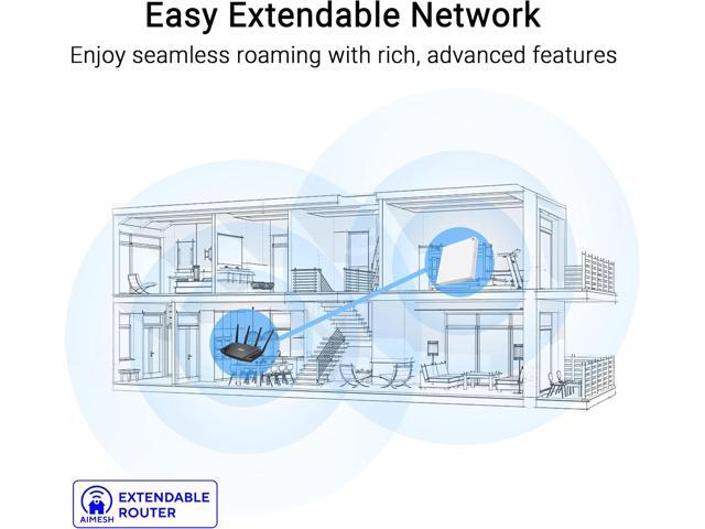 ASUS - RT-AX57 Go AX3000 Dual-Band Wi-Fi 6 Travel Router - White - image 6