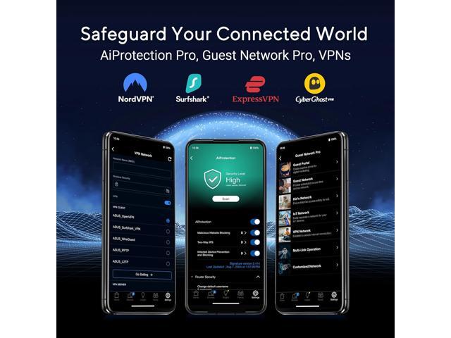 ASUS - RT-BE86U BE6800 Dual-Band Wi-Fi 7 Router - Black - image 8