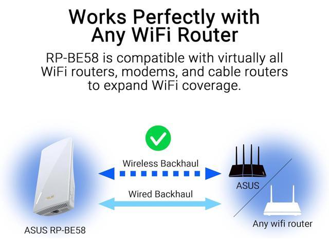 ASUS - RP-BE58 BE3600 Dual-Band Wi-Fi 7 AiMesh Range Extender - White - image 8