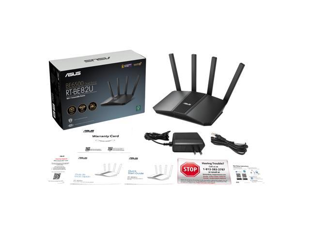 ASUS - RT-BE82U BE6500 Dual-Band Wi-Fi 7 Router - Black - image 4