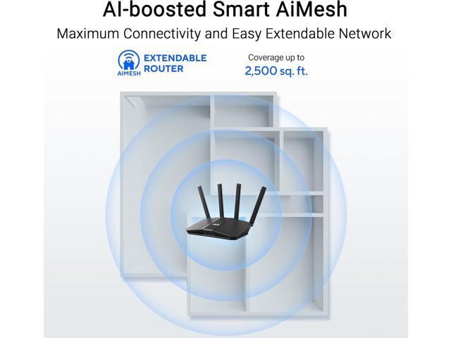 ASUS - RT-BE82U BE6500 Dual-Band Wi-Fi 7 Router - Black - image 6