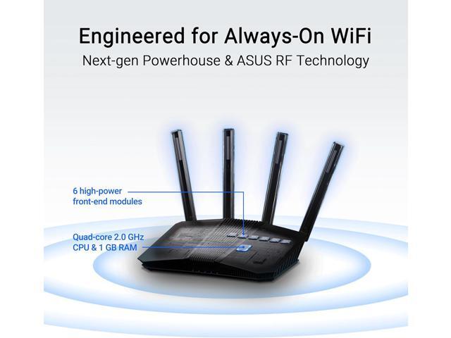ASUS - RT-BE82U BE6500 Dual-Band Wi-Fi 7 Router - Black - image 7