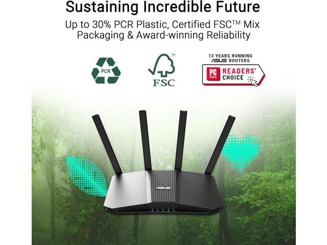 ASUS - RT-BE82U BE6500 Dual-Band Wi-Fi 7 Router - Black - image 9