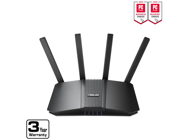 ASUS RT-BE82U Dual-band WiFi 7 (802.11be) Smart AiMesh Extendable Router, 6500 Mbps, Five 2.5GbE ports, 4096-QAM, Up to 3 SSIDs for IoT Devices,...