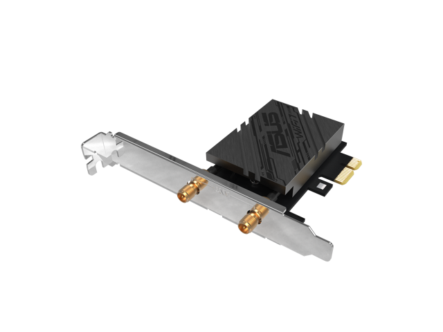 ASUS BE6500 Tri Band PCI-E WiFi 7 (802.11be), Bluetooth 5.4, WPA3 network security, OFDMA and MU-MIMO, Multi-link Operation, TAA Compliant
