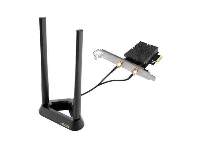 ASUS BE6500 Tri Band PCI-E WiFi 7 (802.11be), Bluetooth 5.4, WPA3 network security, OFDMA and MU-MIMO, Multi-link Operation, TAA Compliant
