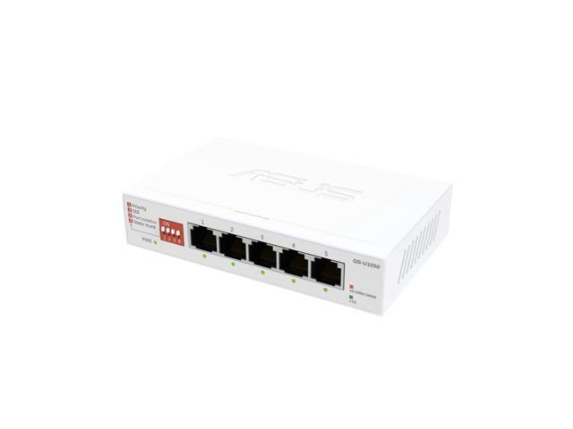 ASUS - QG-U1050 5-Port 2.5G Unmanaged Ethernet Switch - White - image 2