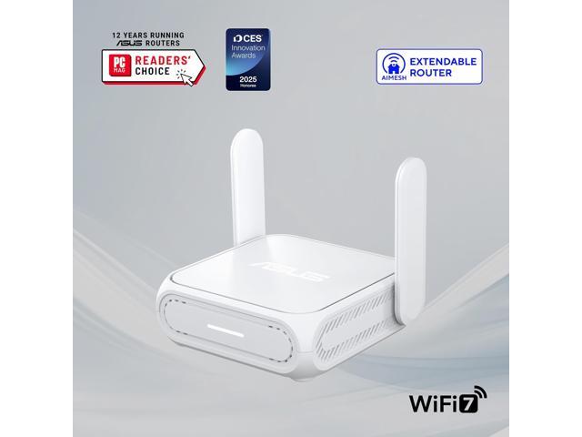 ASUS - RT-BE58 Go BE3600 Dual-Band Wi-Fi 7 Travel Router - White - image 5
