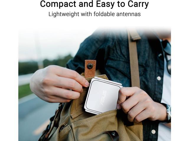 ASUS - RT-BE58 Go BE3600 Dual-Band Wi-Fi 7 Travel Router - White - image 8