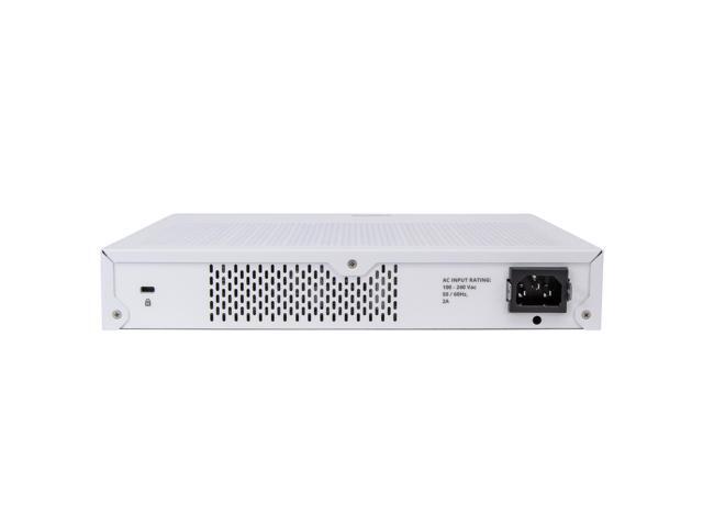 RUCKUS ICX 8100 Compact Switch, 8x10/100/1000 Mbps PoE+ 802.3at, 30W Class 4 ports, 2x1GbE SFP uplink-ports, 124W PoE budget. Power cord not...