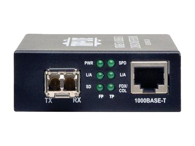 Tripp Lite LC Multimode Media Converter, 10/100/1000, 550M, 850nm (N785-001-LC-MM)