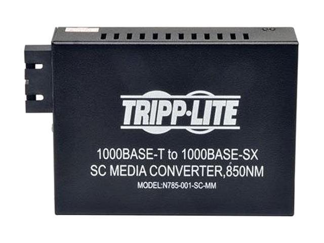 Tripp Lite SC Multimode Media Converter, 10/100/1000, 550M, 850nm (N785-001-SC-MM)
