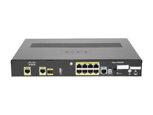 CISCO 890 Series C892FSP-K9 10/100/1000Mbps 892FSP Gigabit Ethernet security router with SFP