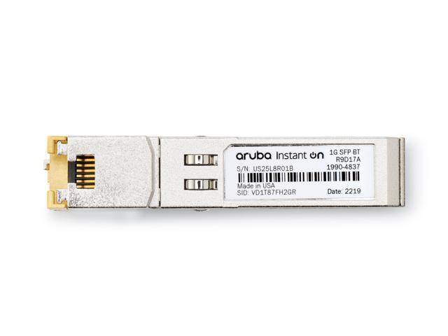 HPE Networking Instant On 1G SFP RJ45 100m Cat5e Transceiver (R9D17A)