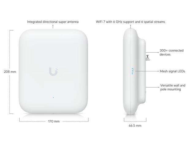 Ubiquiti UniFi U7 Pro Outdoor Tri-Band Wi-Fi 7 Access Point - image 3