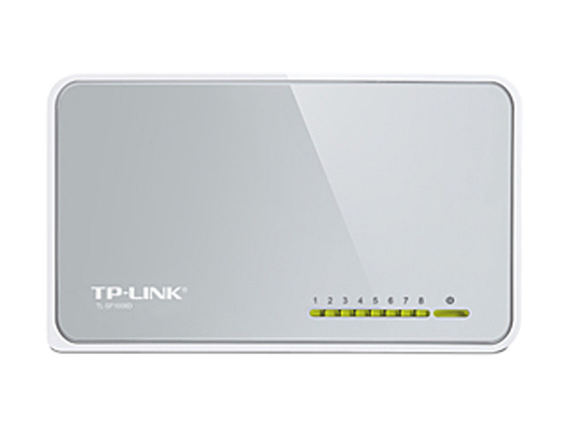 TP-Link 8 Port 10/100Mbps Fast Ethernet Switch Desktop Ethernet Splitter Ethernet Hub Plug and Play Fanless Quiet Desktop Design Green...