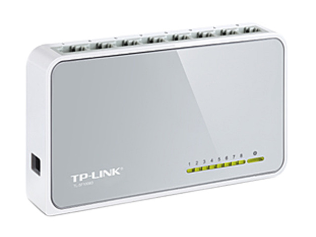 TP-Link 8 Port 10/100Mbps Fast Ethernet Switch Desktop Ethernet Splitter Ethernet Hub Plug and Play Fanless Quiet Desktop Design Green...