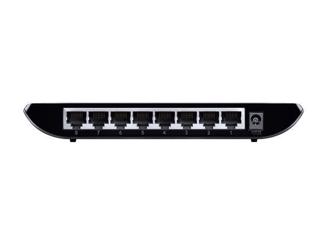 TP-Link 8 Port Gigabit Ethernet Network Switch Plug and Play Desktop or Wall-Mount Plastic Case Ethernet Splitter Fanless Traffic...