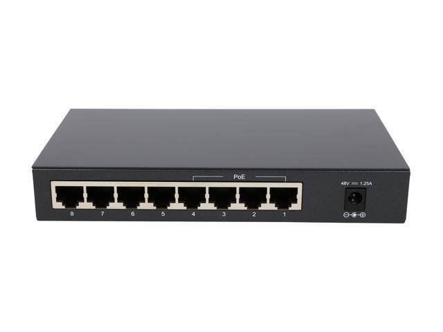 TP-Link 8 Port Fast Ethernet 10/100Mbps PoE Switch 4 PoE Ports @57W Desktop Plug & Play Sturdy Metal w/ Shielded Ports Fanless Limited...