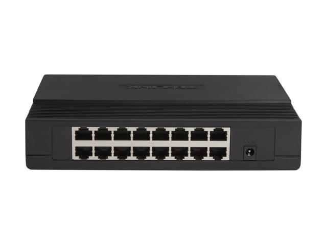 TP-Link 16 Port 10/100Mbps Fast Ethernet Switch Desktop or Wall-Mounting Plastic Case Ethernet Splitter Unshielded Network Switch Plug and...