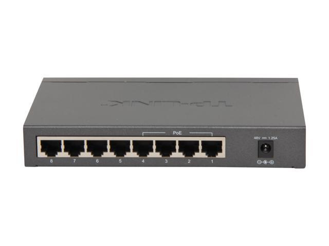 TP-Link TL-SG1008P V4 8 Port Gigabit PoE Switch 4 PoE+ Ports @64W Desktop Plug & Play Sturdy Metal w/ Shielded Ports Fanless Limited...