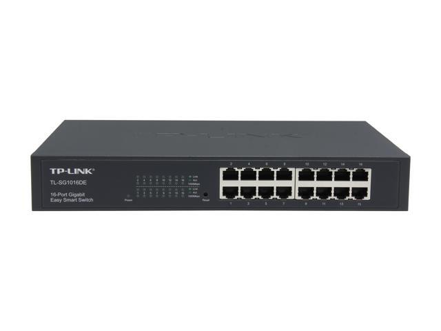 TP-Link 16 Port Gigabit Switch Easy Smart Managed Plug & Play Lifetime Protection Desktop/Rackmount Sturdy Metal w/ Shielded Ports ...