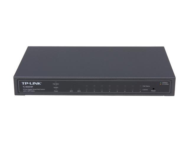 TP-Link TL-SG2210P 8-Port Gigabit Smart PoE Switch with 2 SFP Slots