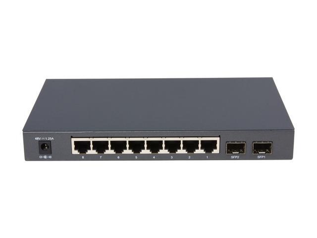 TP-Link TL-SG2210P 8-Port Gigabit Smart PoE Switch with 2 SFP Slots