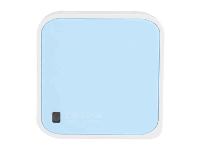 TP-Link N300 Wireless Portable Nano Travel Router(TL-WR802N) - WiFi Bridge/Range Extender/Access Point/Client Modes, Mobile in Pocket