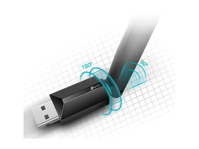 TP-Link ARCHER T2U PLUS USB 2.0 AC600 High Gain Wireless Dual Band USB Adapter