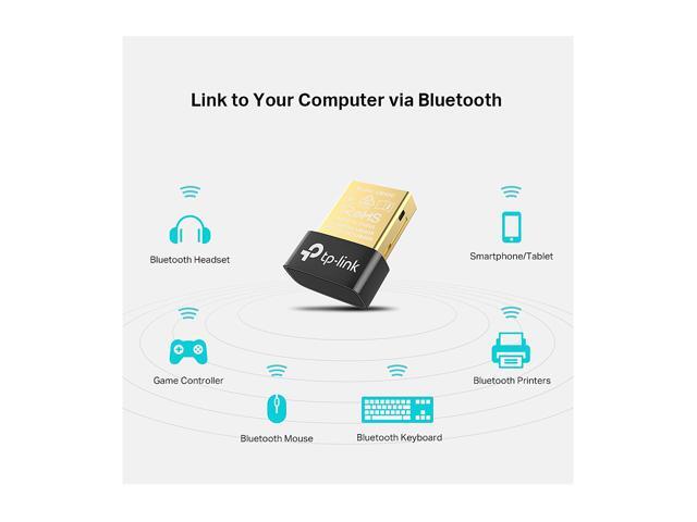 TP-Link USB Bluetooth Adapter for PC, 4.0 Bluetooth Dongle Receiver Support Windows 10/8.1/8/7/XP for Desktop, Laptop, Mouse, Keyboard, Printers,...