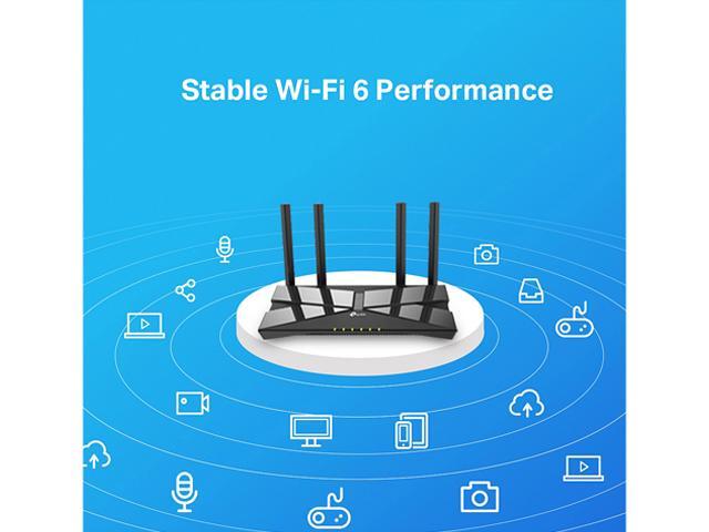 TP-Link Archer AX10 AX1500 Smart Dual Band Wi-Fi 6 Router, Beamforming, OFDMA, MU-MIMO - image 4