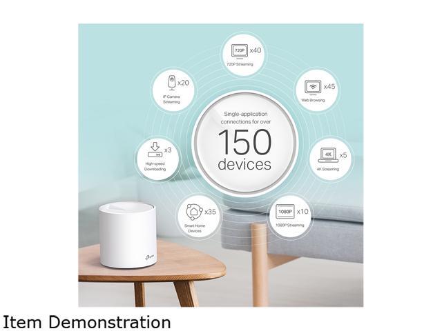 TP-Link - Deco AX3000 (3-pack) Dual-Band Whole Home Mesh Wi-Fi 6 System, Supports Gigabit Speeds - White - image 5