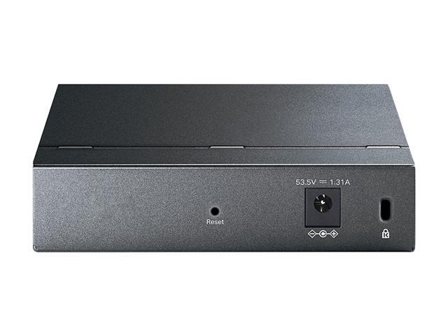 TP-Link 5 Port Gigabit PoE Switch 4 PoE+ Port @65W Easy Smart Plug & Play Limited Lifetime Protection Shielded Ports Support QoS, VLAN,...