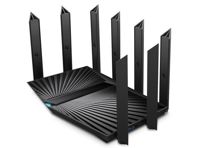 TP-Link Archer AX90 WiFi 6 AX6600 Router - Tri Band 8-Stream Gigabit Router, MU-MIMO, Dual WAN Ports (2.5G+1G), OFDMA, 1.5GHz Quad-Core CPU