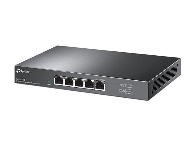 TP-Link TL-SG105-M2 5 Port Multi-Gigabit Unmanaged Network Switch, Ethernet Splitter 2.5G Bandwidth Plug & Play Desktop/Wall-Mount ...