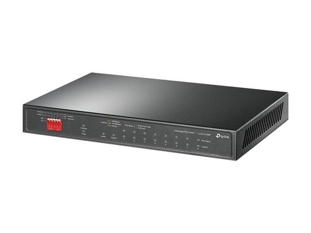 TP-Link TL-SG1210MP 8 Port Gigabit PoE Switch 8 PoE+ Ports @123W, w/ 2 Uplink Gigabit Ports + 1 Combo SFP Slot Plug & Play Extend, Priority...