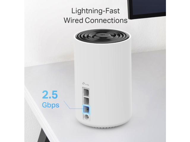 TP-Link - Deco XE75 Pro AXE5400 Tri-Band Wi-Fi 6E Whole Home Mesh System (3-Pack) - White - image 8