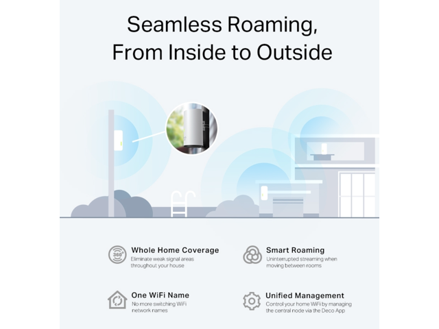 TP-Link - Deco X50 Outdoor AX3000 Dual-Band Mesh Wi-Fi- 6 Router - White - image 10