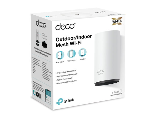 TP-Link - Deco X50 Outdoor AX3000 Dual-Band Mesh Wi-Fi- 6 Router - White - image 11